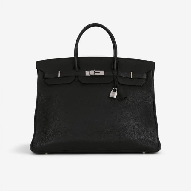 Hermès Birkin 40 - Black Togo | Palladium Hardware in Black Togo from Bagista, photo 1 of 1