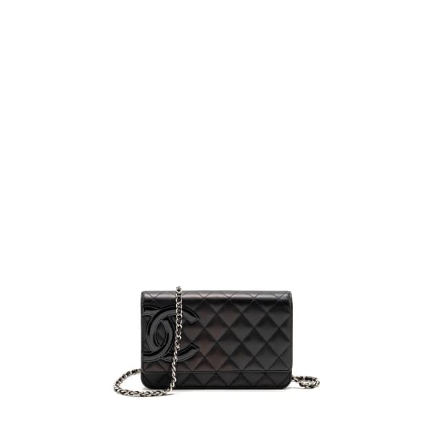 Chanel Cambon Wallet on Chain Calfskin Black SHW in Black Calfskin from EMIER, photo 1 of 1