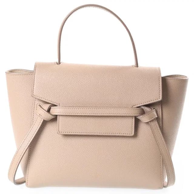 Celine Belt Bag Nano Leather 2-Way Beige Gold in Beige Leather from The Reluxe, photo 1 of 1