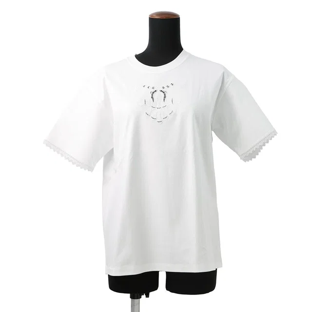 Hermès T-Shirt Palfrow Embroidered Maxi Shirt 36 Top White in White from The Reluxe, photo 1 of 1