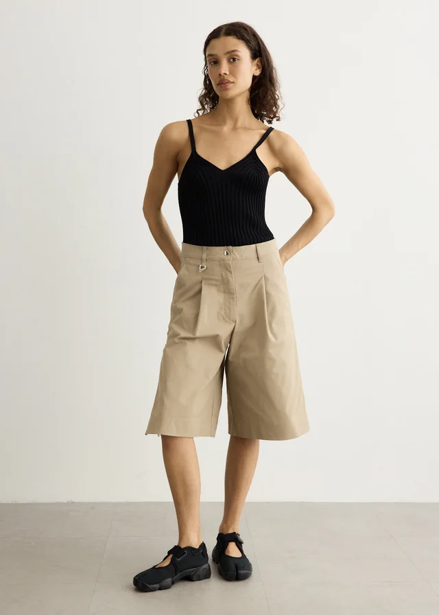 Nike AirReverent Low Rise Shorts in KHAKI/KHAKI, image 1 of 1 from Incu