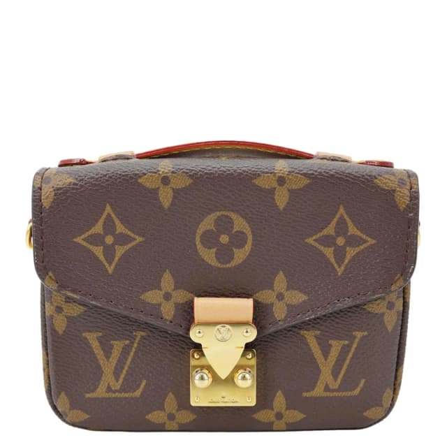Louis Vuitton Metis Pochette Micro Monogram Canvas Clutch Bag Brown in Brown Coated canvas from Dallas Designer Handbags, photo 1 of 1