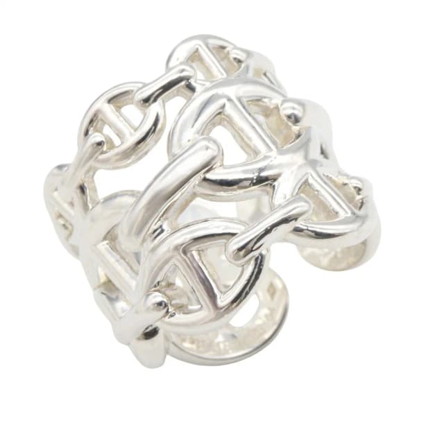 Hermès Ring Chaine D'Ancre Enchainee 925 Sterling Silver in Silver from The Reluxe, photo 1 of 1