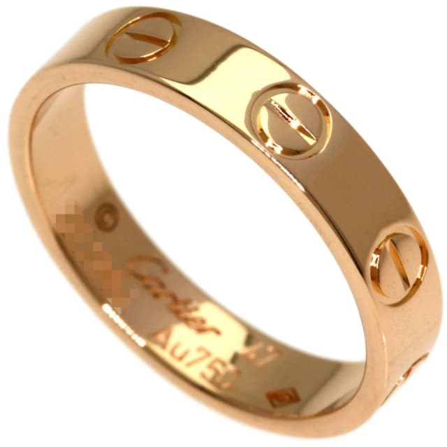 Cartier Mini Love Ring 47 18K Pink Gold in Pink from The Reluxe, photo 1 of 1