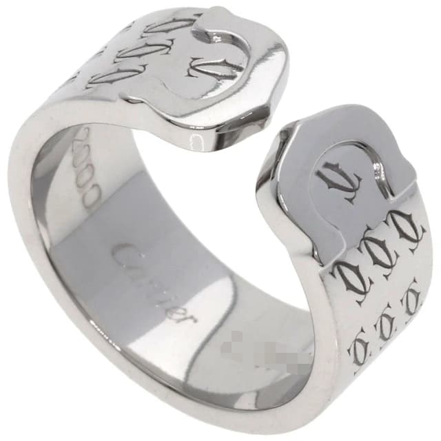 Cartier 2C Christmas Limited 52 Ring 18K White Gold in White from The Reluxe, photo 1 of 1
