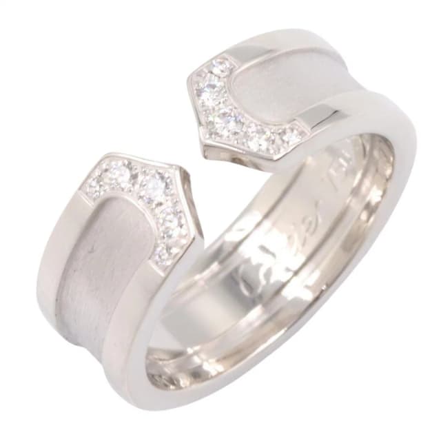 Cartier Ring C2 18K White Gold Diamond in White from The Reluxe, photo 1 of 1
