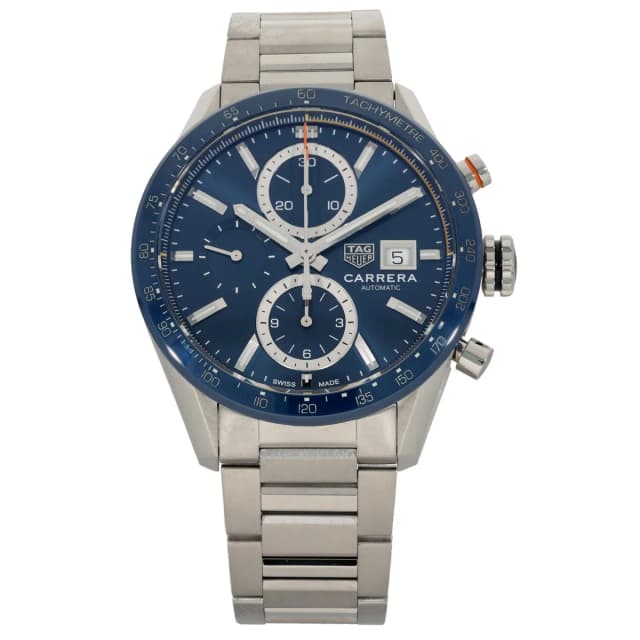 TAG Heuer Carrera CBM2112-0 41mm Stainless Steel Watch from H&T, photo 1 of 1