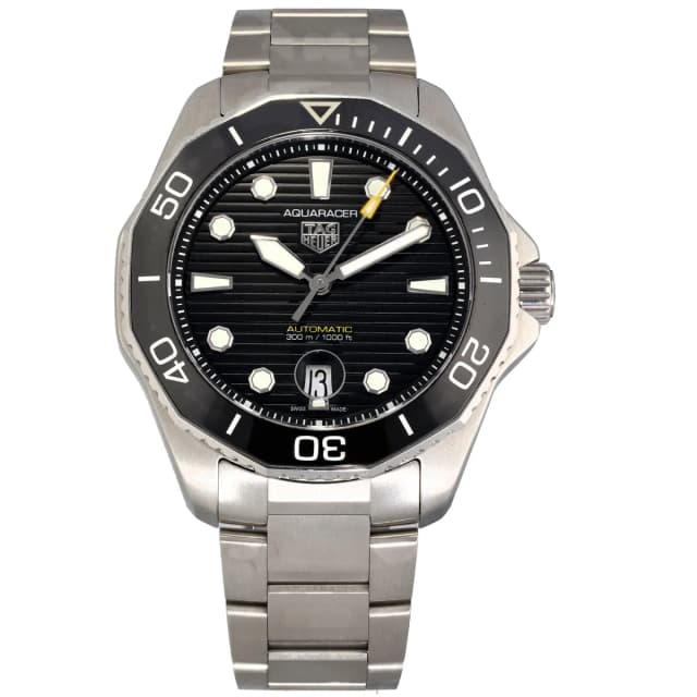 TAG Heuer Aquaracer WBP201A-0 43mm Stainless Steel Watch from H&T, photo 1 of 1