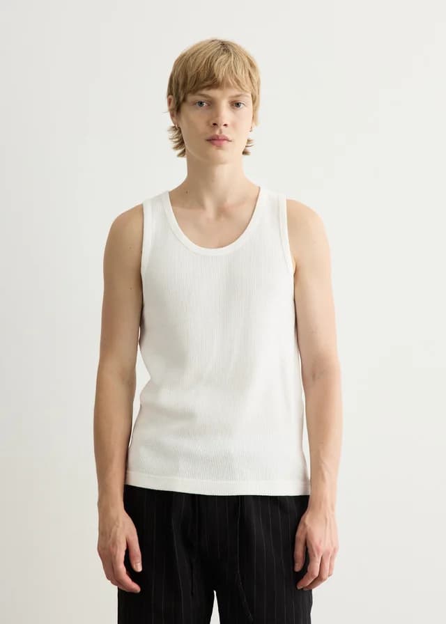 Studio Nicholson Razim Vest in PARCHMENT, image 1 of 1 from Incu
