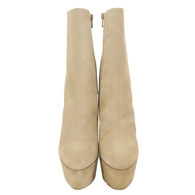 Christian Louboutin Suede Boots Beige Size 39 in Beige Suede from Dallas Designer Handbags, photo 1 of 1