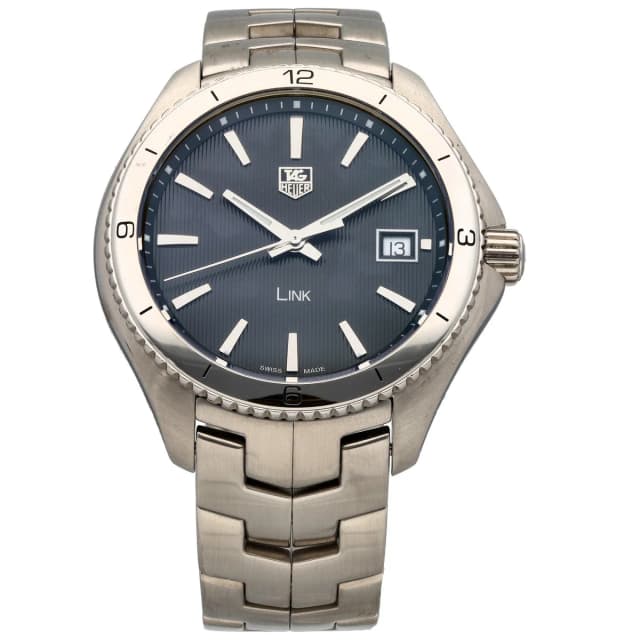 TAG Heuer Link WAT1110 40mm Stainless Steel Watch from H&T, photo 1 of 1