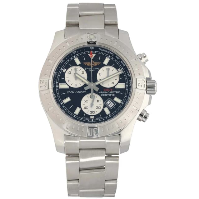 Breitling Colt Chronograph A73388 44mm Stainless Steel Watch from H&T, photo 1 of 1
