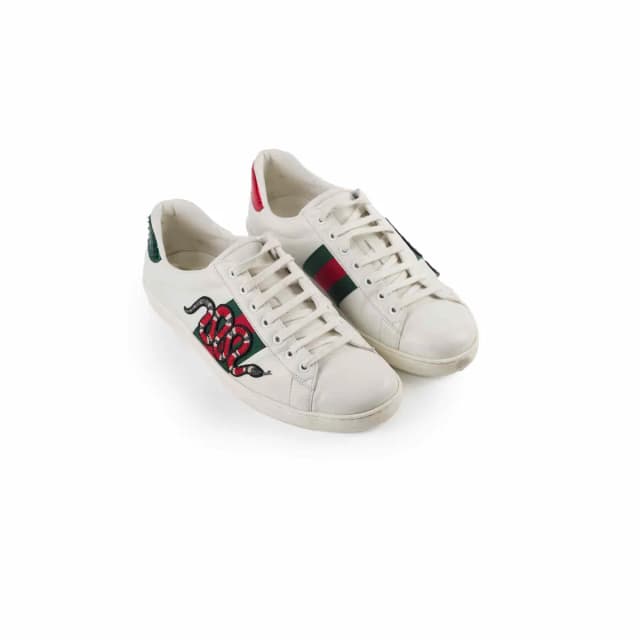 Gucci Men's Sneakers Size 8.5 in Leather from The Purse Affair, photo 1 of 1