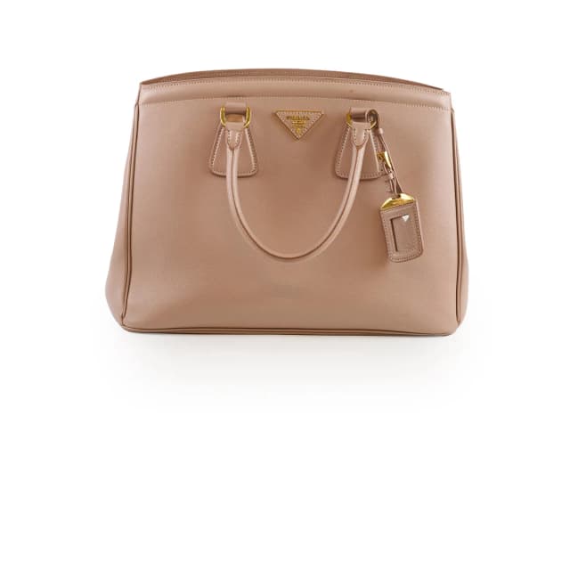 Prada Parabole Saffiano Tote Dusty Pink in Pink Saffiano leather from The Purse Affair, photo 1 of 1