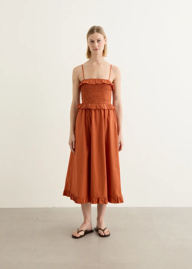 Ciao Lucia Karine Dress in TERRACOTTA, image 1 of 1 from Incu