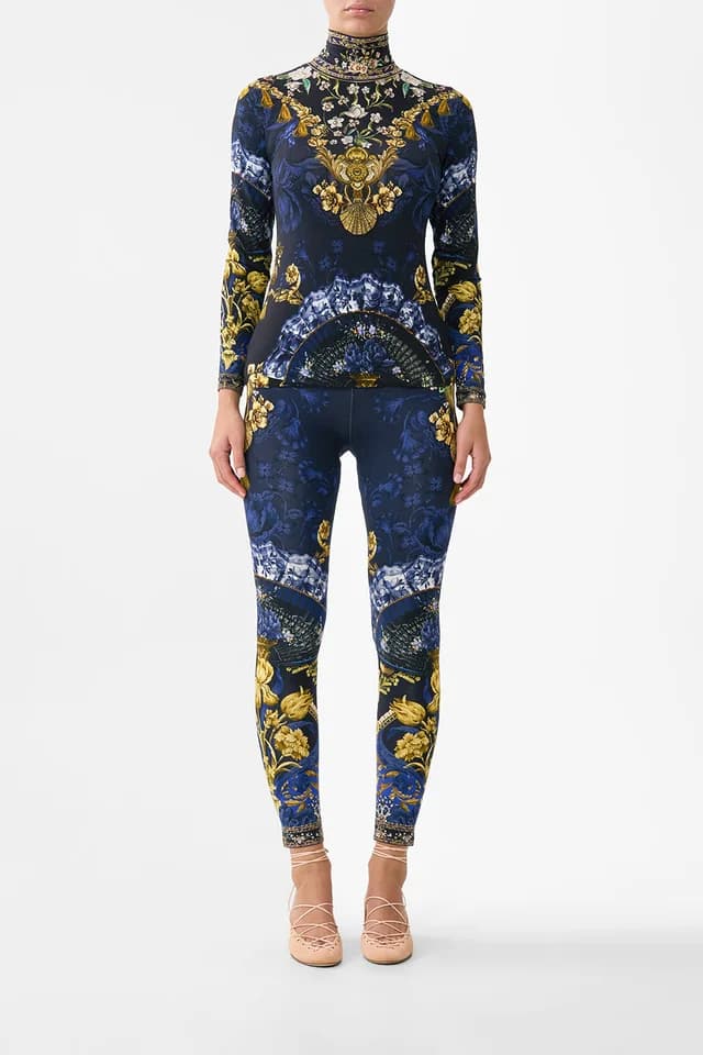 Camilla eBoutique JERSEY TURTLENECK NOTES FROM THE BLUE ROOM, image 1 of 1 from CAMILLA