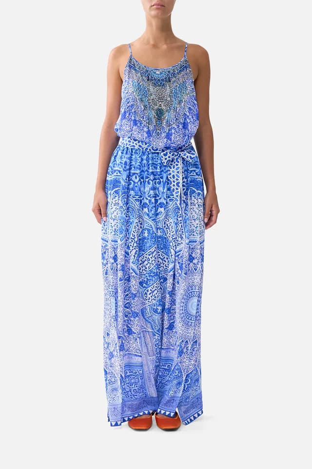 Camilla eBoutique SHOESTRING STRAP JUMPSUIT THE BOSPHOROUS, image 1 of 1 from CAMILLA