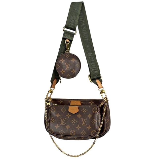 Louis Vuitton Multi Pochette Pouch Porte-Monnaie Mini Shoulder Bag Monogram in Leather from The Reluxe, photo 1 of 1