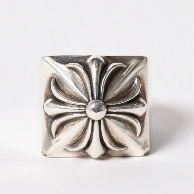 Chrome Hearts CH Plus Pyramid Ring 925 Sterling Silver in Silver from The Reluxe, photo 1 of 1
