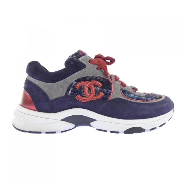 Chanel Sneakers Navy in Navy from The Reluxe, photo 1 of 1
