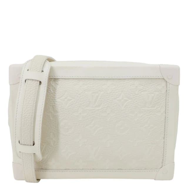 Louis Vuitton Solar Ray Soft Trunk Monogram Taurillon Embossed Leather Crossbody Bag White in White Leather from Dallas Designer Handbags, photo 1 of 1