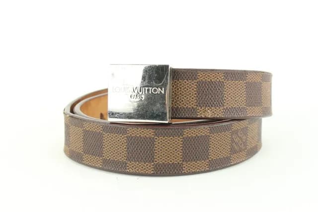 Louis Vuitton 75/30 Damier Ebene Belt in Brown Canvas from Bagriculture, photo 1 of 1