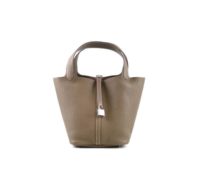 Hermès Picotin 22 Etoupe PHW Z Stamp in Taupe Clemence leather from The Purse Affair, photo 1 of 1