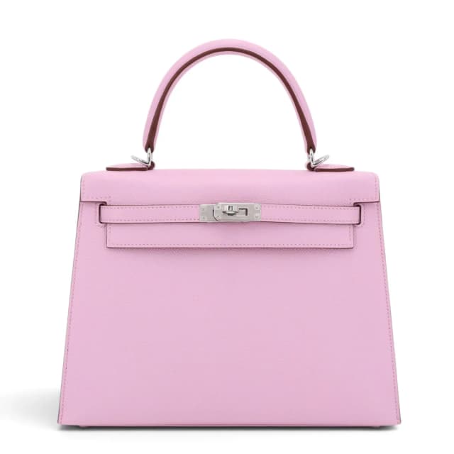 Hermès Kelly 25 Sellier Mauve Sylvestre (X9) in Epsom leather from Ginza Xiaoma, photo 1 of 1