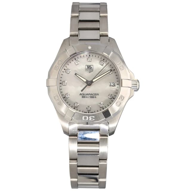 TAG Heuer Aquaracer WAY1313 32mm Stainless Steel Watch from H&T, photo 1 of 1