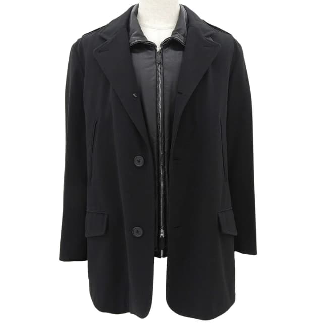 Hermès Cotton leather combined ensemble #52 Black from VINTAGE QOO TOKYO, photo 1 of 1