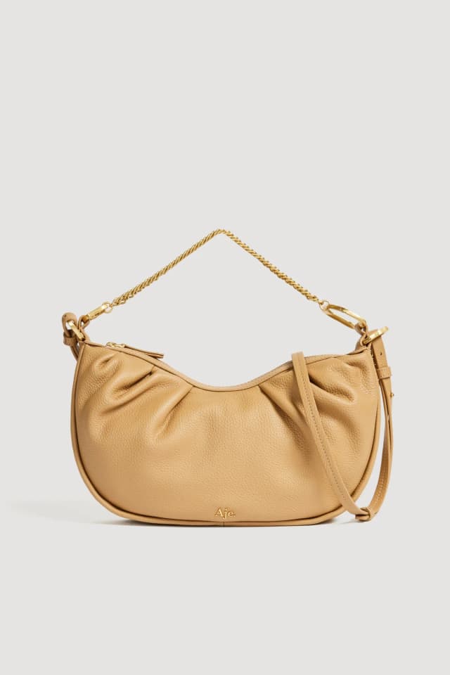 AJE Amelie Mini Bag in SAND BROWN, image 1 of 1 from Aje