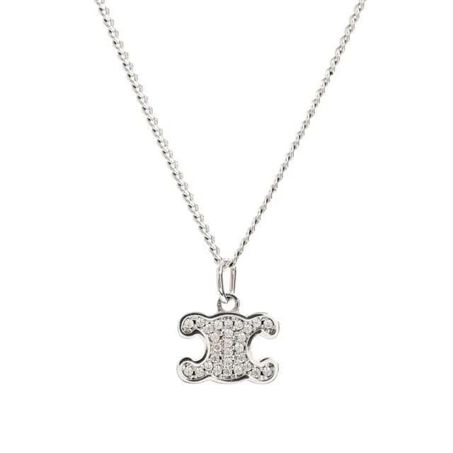 Celine Necklace Triomphe Silver in Silver from The Reluxe, photo 1 of 1