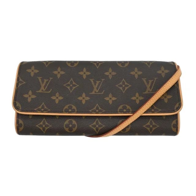 Louis Vuitton Monogram Canvas Pochette Twin GM Shoulder Bag in Coated canvas from Clotheshorse Anonymous, photo 1 of 1