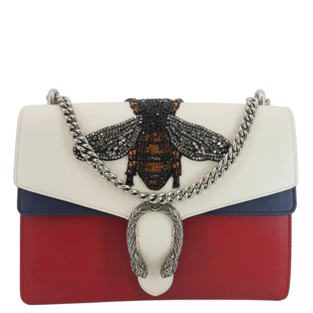 Gucci Dionysus Medium Bee Embroidered Leather Shoulder Bag Multicolor 403348 in Multicolor Leather from Dallas Designer Handbags, photo 1 of 1