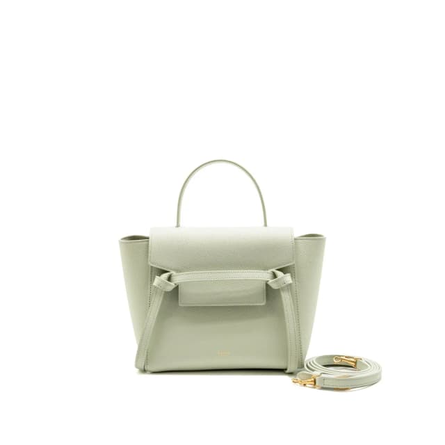 Celine Nano Belt Bag Grained Calfskin Jade GHW in Caviar leather from EMIER, photo 1 of 1
