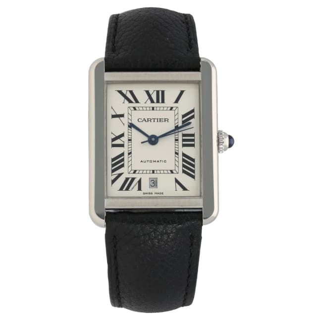 Cartier Tank Solo WSTA0029 31mm Stainless Steel Watch in Leather from H&T, photo 1 of 1