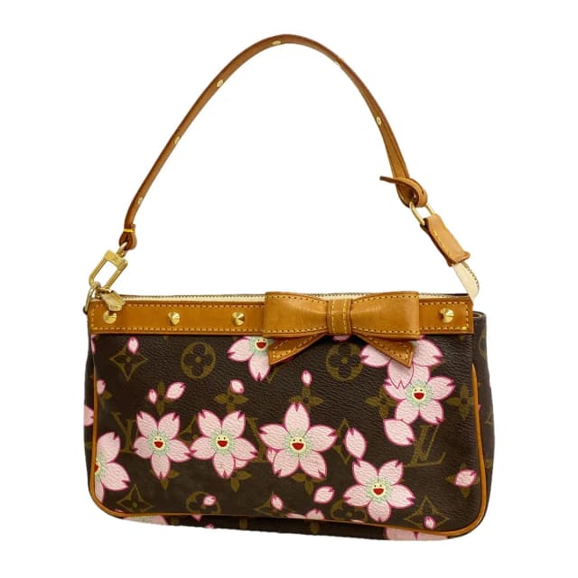 Louis Vuitton Pouch Monogram Cherry Blossom Takashi Murakami Collaboration from The Reluxe, photo 1 of 1