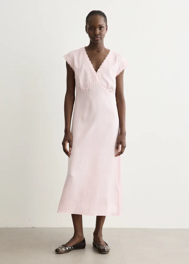 Baum und Pferdgarten Andra Dress in Parfait Pink, image 1 of 1 from Incu