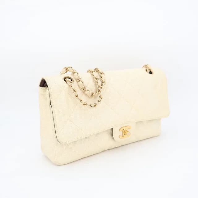 Chanel Quilted Chain Shoulder Bag in Coated canvas from The Reluxe, photo 1 of 1