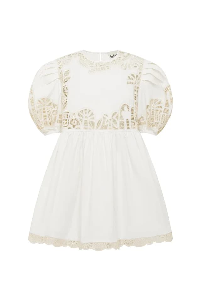 2504 - RESORT 26 ROSEMARY EMBROIDERED MINI DRESS, image 1 of 1 from Alemais