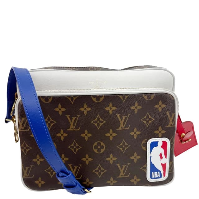 Louis Vuitton x NBA Monogram Nil Monogram Canvas Messenger Bag Brown in Brown Coated canvas from Dallas Designer Handbags, photo 1 of 1