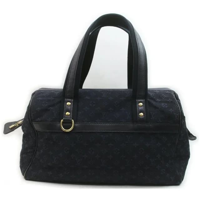 Louis Vuitton Rare Navy Blue Monogram Josephine GM Boston Speedy in Navy Leather from Bagriculture, photo 1 of 1