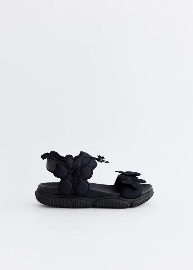 Cecilie Bahnsen Cilla Sandals in BLACK, image 1 of 1 from Incu