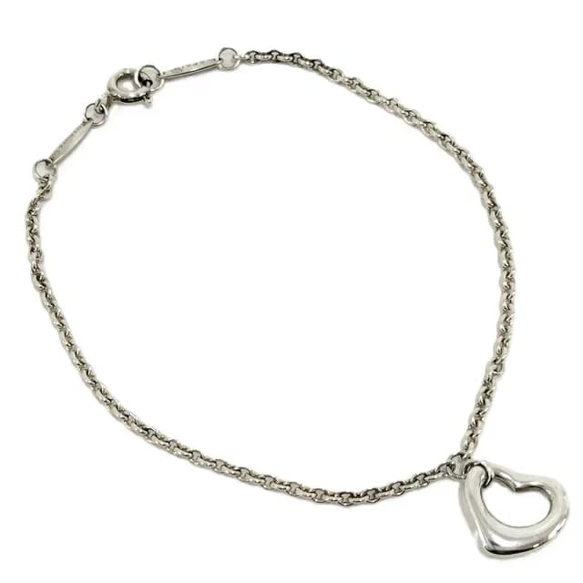 Tiffany & Co. Open Heart Bracelet Silver in Silver from The Reluxe, photo 1 of 1