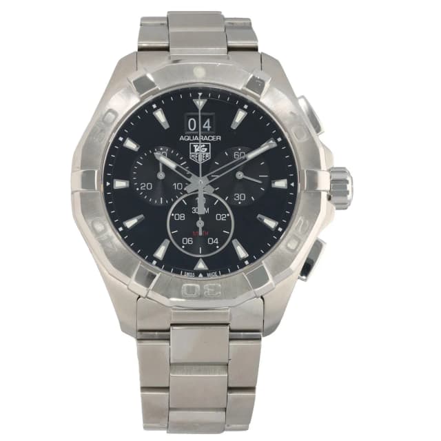 TAG Heuer Aquaracer CAY1110-0 43mm Stainless Steel Watch from H&T, photo 1 of 1