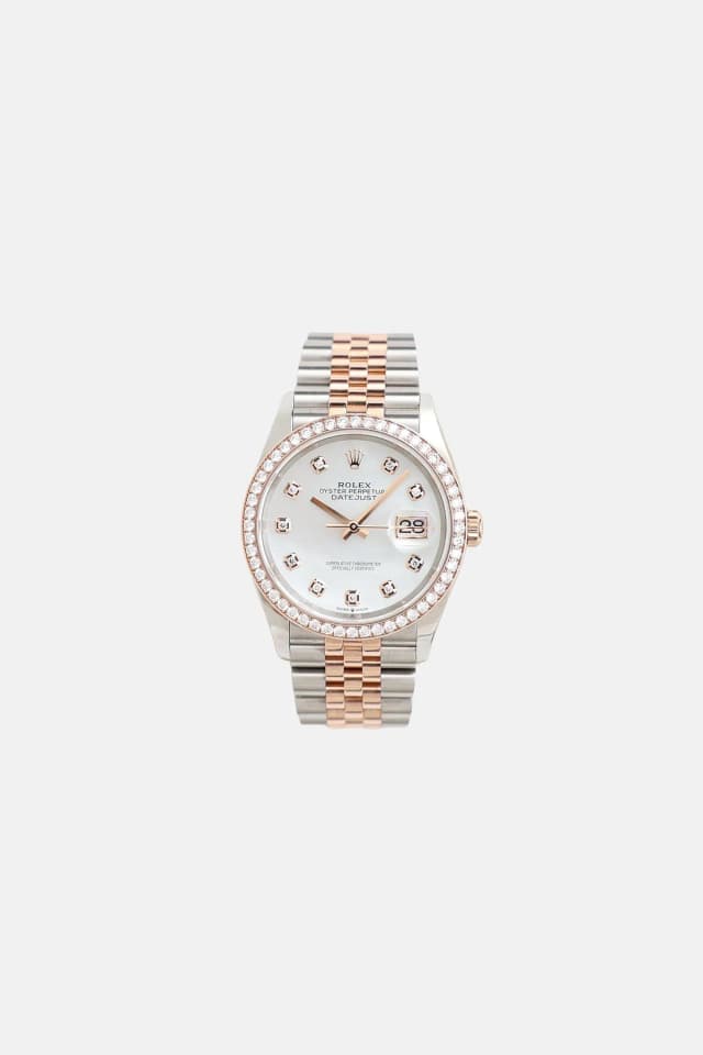 Rolex Everose Diamond Datejust 36 Watch from VSP Consignment, photo 1 of 1