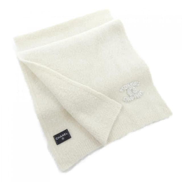 Chanel Scarf Beige in Beige Silk from The Reluxe, photo 1 of 1