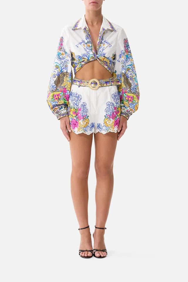 Camilla eBoutique TUCK FRONT SHORT MILLA IN SEVILLA, image 1 of 1 from CAMILLA