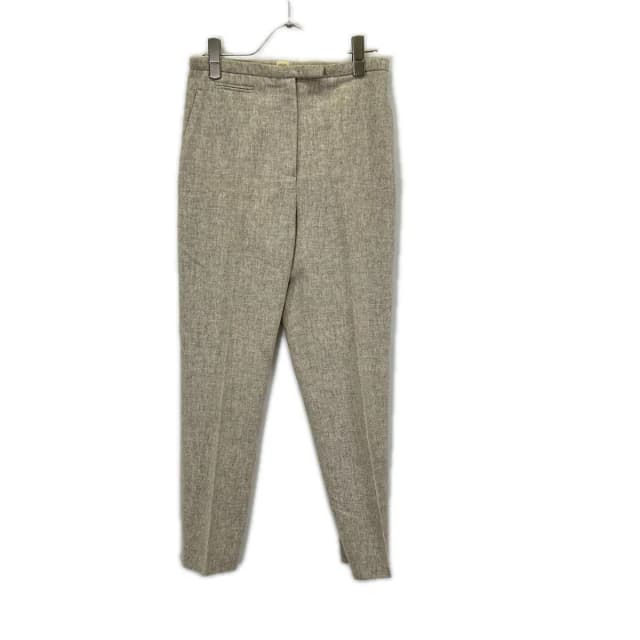 Hermès Gaultier Beige Virgin Wool Coin Purse Center Crease Tapered Pants 36 in Beige Wool from The Reluxe, photo 1 of 1