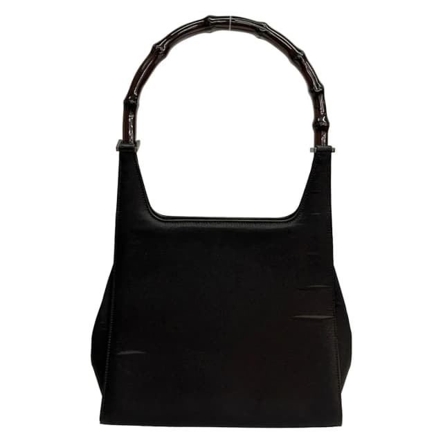 Gucci Shoulder Bag Bamboo Dark Brown in Brown Nylon from The Reluxe, photo 1 of 1